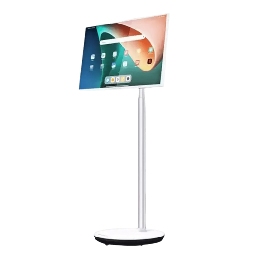 Powerology 32-inch Mobile Screen with Android System, portable large display for media and presentations, from xStore in Qatar.