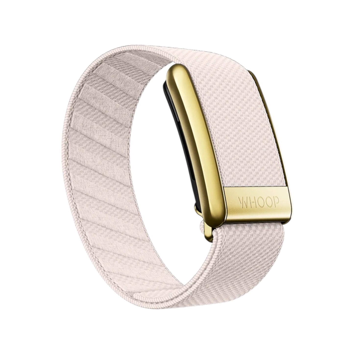 Champagne Gold SuperKnit Luxe Band for Whoop, with an elegant finish, style and comfort, available at xStore.qa in Qatar.