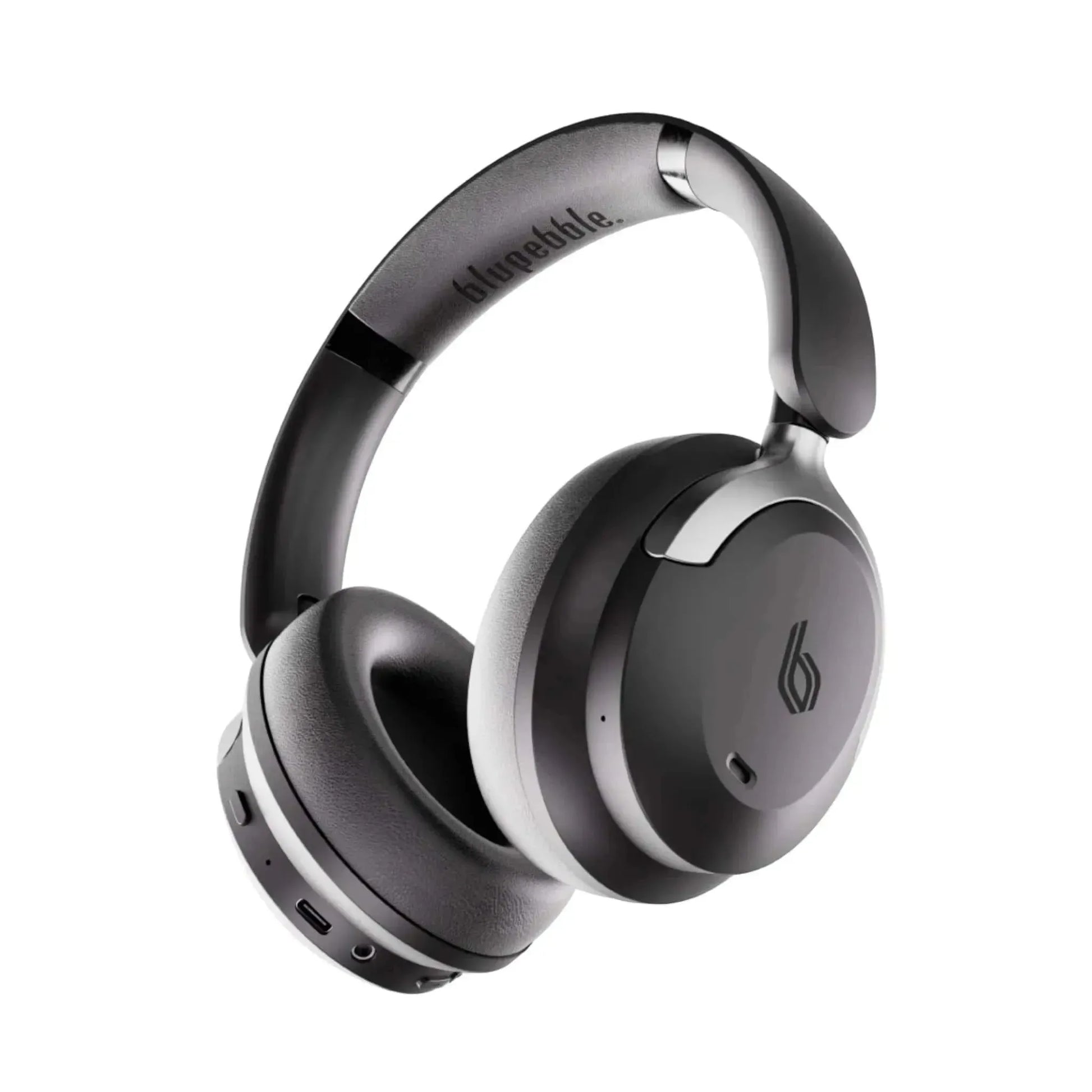 Bluepebble C8 Noise Cancelling Headphones, black, delivers immersive sound, noise cancellation, from xStore in Qatar.