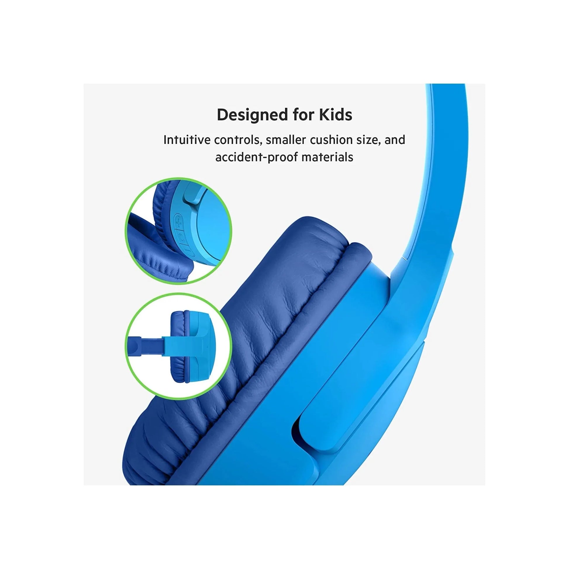 Belkin SOUNDFORM™ Mini Wireless On-Ear Headphones for Kids, safe volume, comfortable fit, for young listeners, from xStore in Qatar