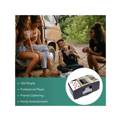 Automatic Card Shuffler - Efficient and quick card shuffling for smooth gameplay, perfect for gatherings, available at xStore in Qatar.