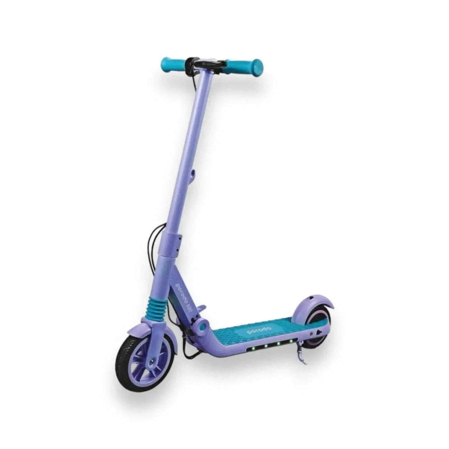 Electric Kids Scooter with Helmet & Knee Pads, blue, safe and fun ride for kids, includes protective gear, from xStore in Qatar.