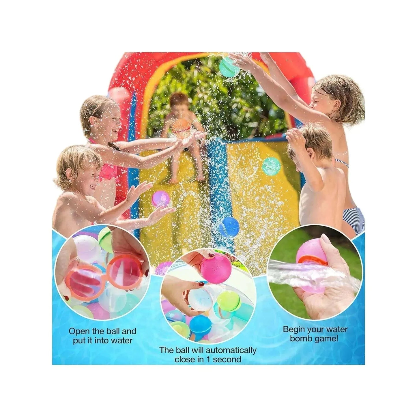 Reusable Magnetic Water Balloons, eco-friendly and fun water balloons that refill instantly for endless play, from xStore in Qatar.