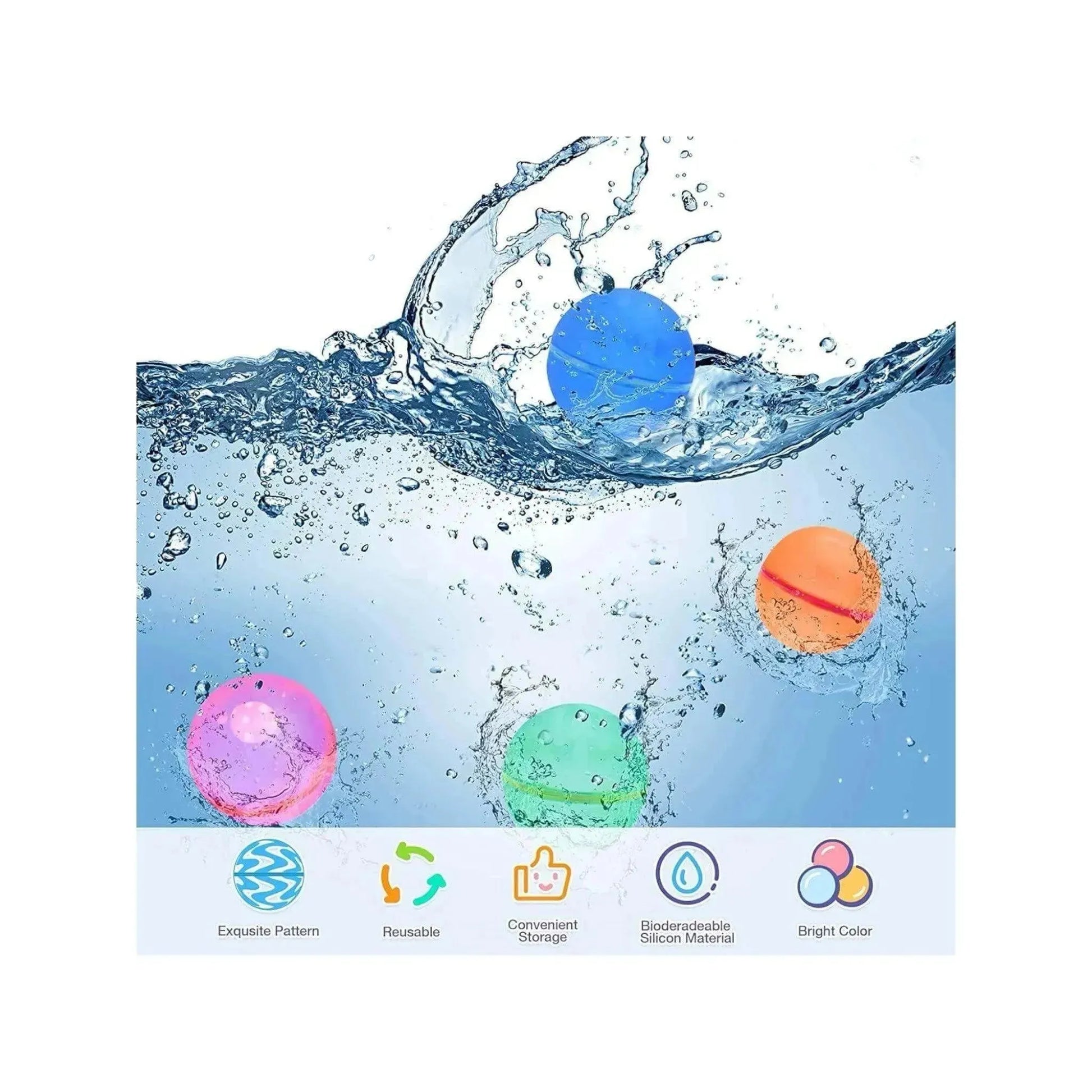 Reusable Magnetic Water Balloons, eco-friendly and fun water balloons that refill instantly for endless play, from xStore in Qatar.