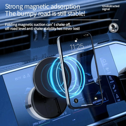 360° Vacuum Adsorption Magnetic Car Phone Holder, secure and adjustable for flexible phone positioning, from xStore in Qatar.