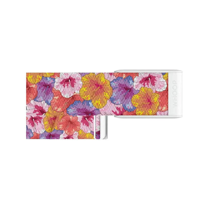 Hibiscus SuperKnit Band for Whoop, vibrant and durable knit band with a floral design, from xStore in Qatar.