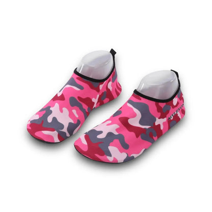 Beach Shoes - Pink Army design, comfortable, slip-resistant, and durable for beach activities, available at xStore in Qatar.