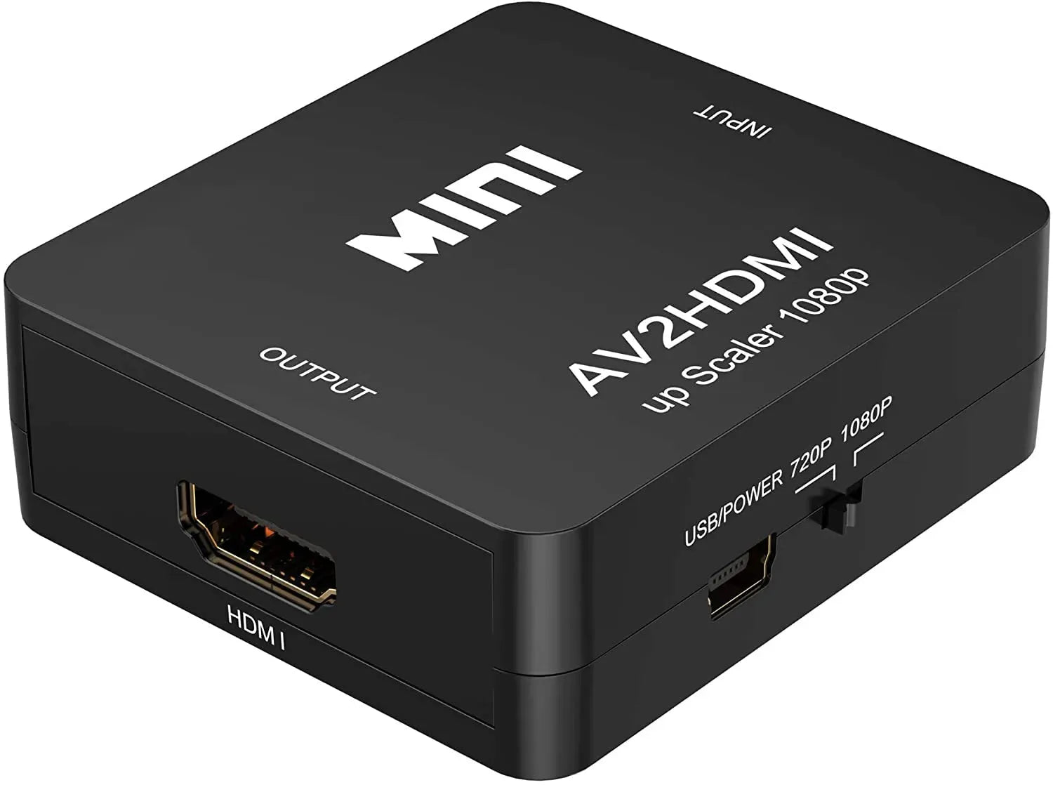 Mini AV to HDMI Converter with 1080p, compact and efficient converter for high-quality video output, from xStore in Qatar.