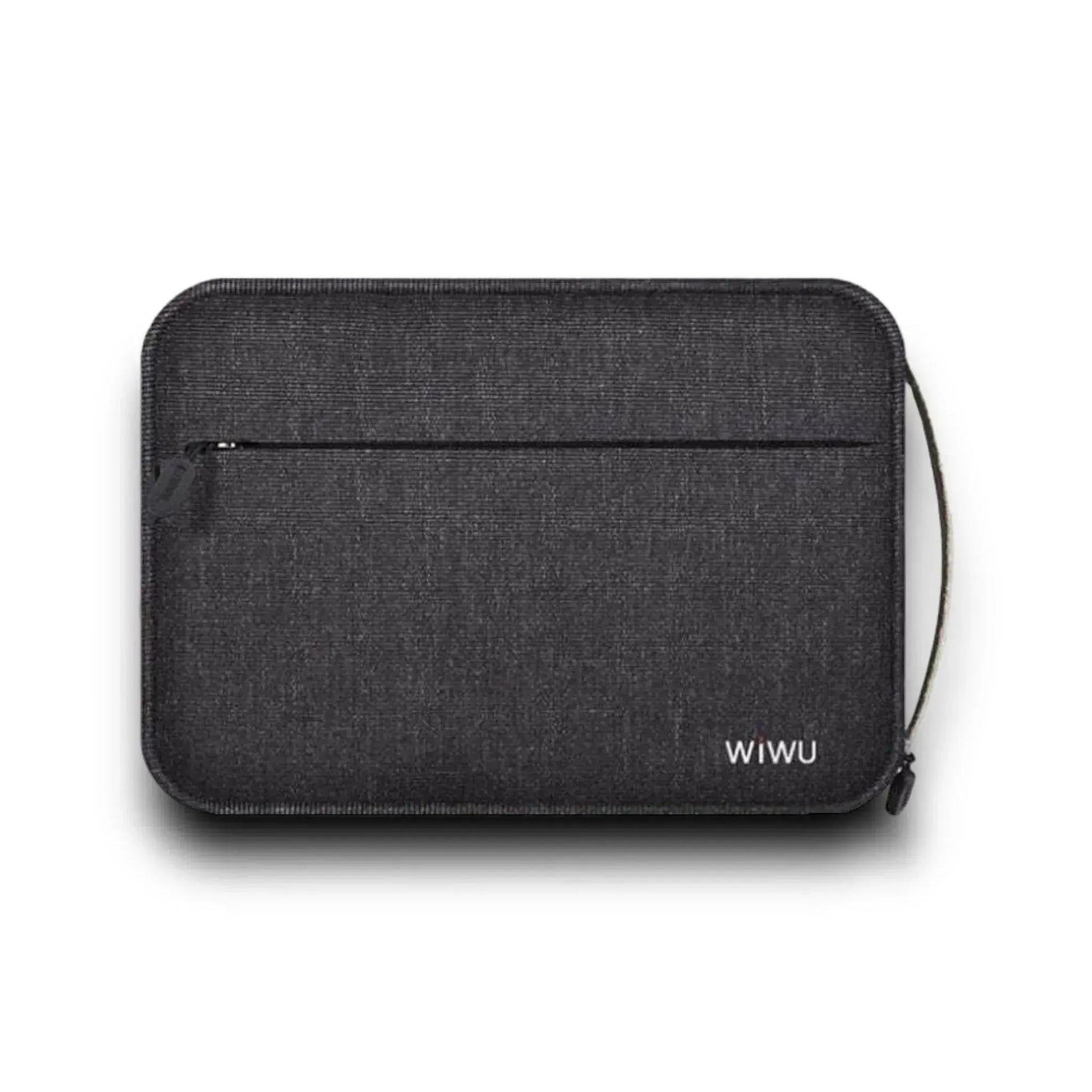 WIWU Storage Bag - 11 inch (Black), compact and protective, ideal for organizing tech accessories, available at xStore in Qatar.