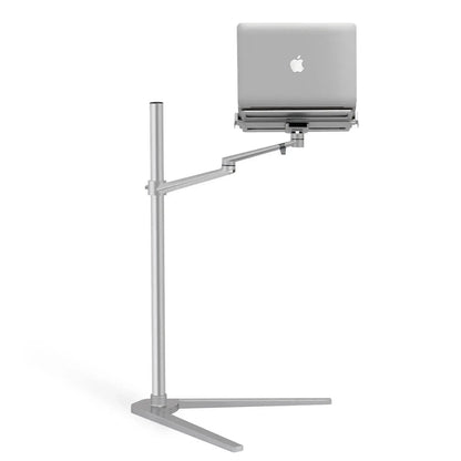 Multiple Laptop Tablet Floor Stand - Adjustable, sturdy stand for laptops and tablets, ideal for flexible use, available at xStore in Qatar.